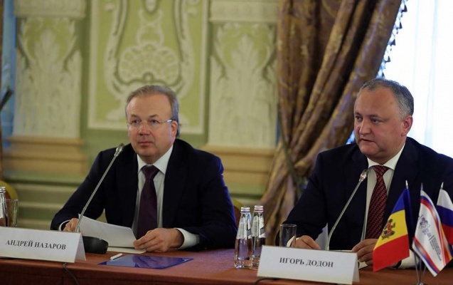 Андрей Назаров и Игорь Додон объявили о начале эпохи ренессанса российско-молдавских экономических отношений
