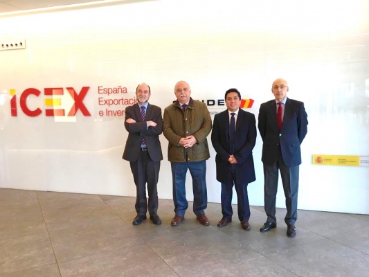 Эдуард  Гулян  укрепляет сотрудничество с  Агентством по торговле и инвестициям Испании «ICEX» 