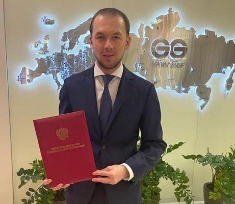 Денис Назаров получил Благодарственное письмо от Президента России